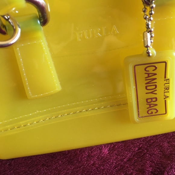 Furla Candy Bag, Yellow, excellent! - Picture 3 of 8